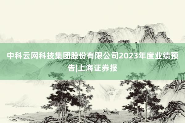 中科云网科技集团股份有限公司2023年度业绩预告|上海证券报