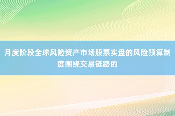 月度阶段全球风险资产市场股票实盘的风险预算制度围绕交易链路的