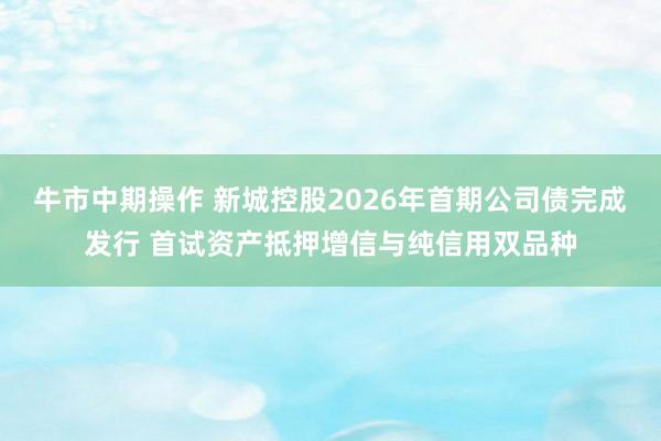 牛市中期操作 新城控股2026年首期公司债完成发行 首试资产抵押增信与纯信用双品种